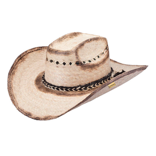 Deacon Palm Leaf Western Hat